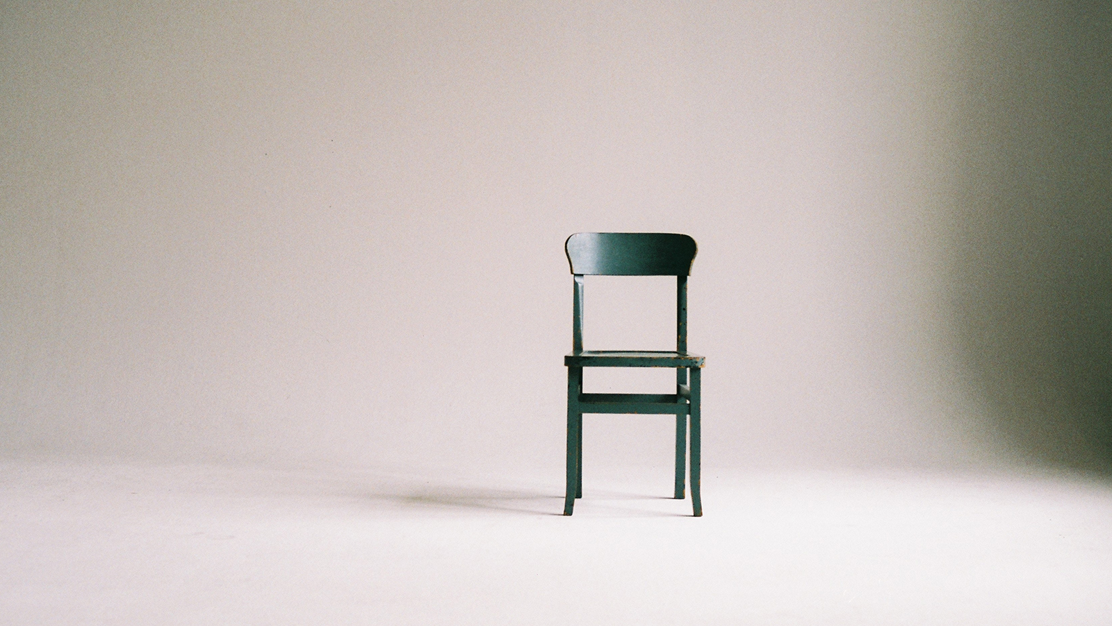 Chair in empty room