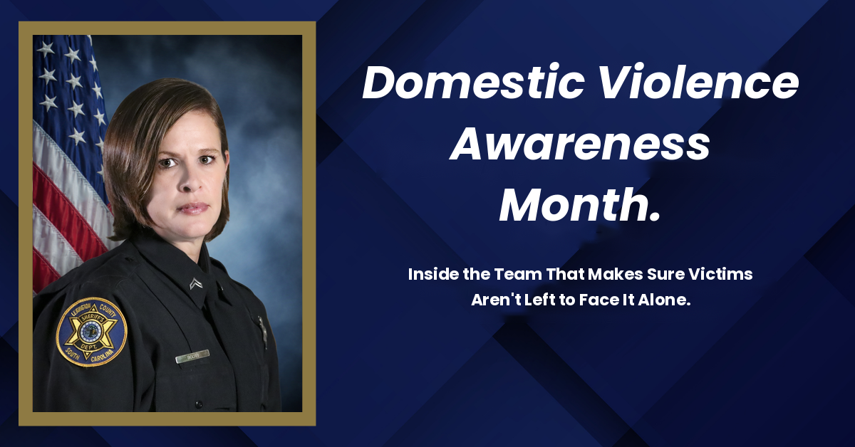 Sgt. Stephanie Cobb, Lexington County Sheriff's Department - Domestic Violence Awareness Month